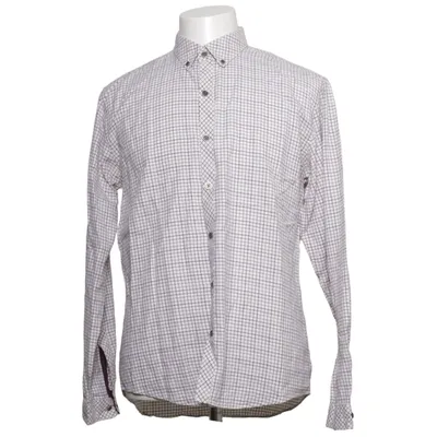 Skjorte (Hvid, Lilla, Blå) fra Barbour Bomuld