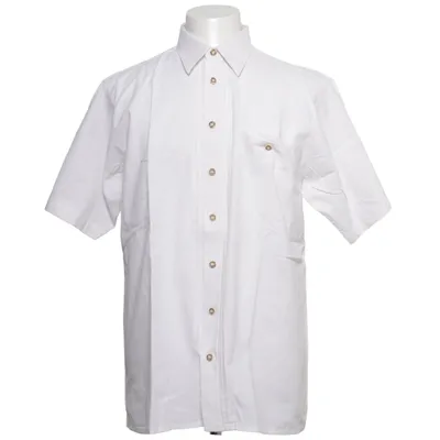 Chemise à manches courtes (Blanc) de Os Trachten Coton