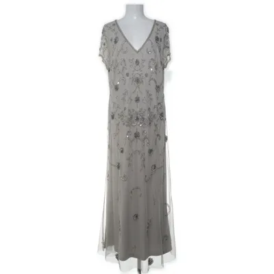 Evening gown (Beige, Gray) from Lovedrobe Polyester