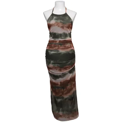 Halterneck-kjole (Flerfarvet) fra New Collection Elastan, Polyester