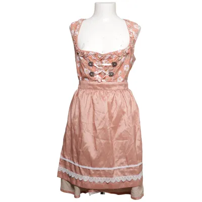 Dirndl (Roze, Beige, Wit) van Fuchs Trachtenmoden Katoen