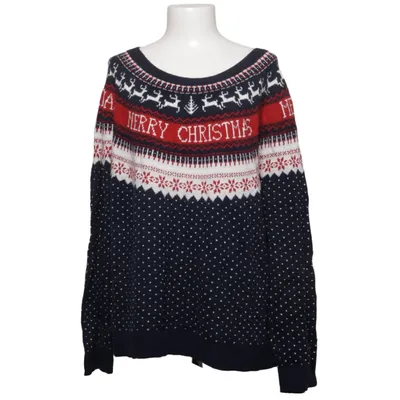 Christmas sweater (White, Red, Blue) from H&M+ Cotton, Polyamide, Viscose, Alpaca wool