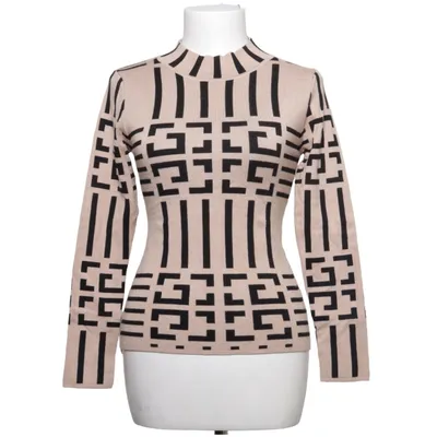 Turtleneck (Beige, Sort) fra Moocci Polyamid, Viscose