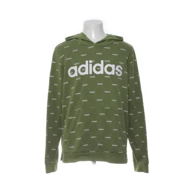 Huvtröja (Grön) från Adidas Bomull, Återvunnen polyester