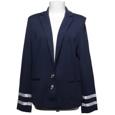 Blazer (Bleu) de Fiora Blue Élasthane, Polyester, Viscose