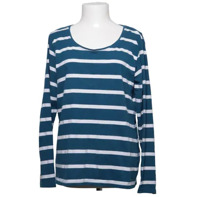 Long sleeve T-shirt (Blue, White) from MyWear Cotton, Elastane