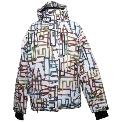 Skijakke (Hvid, Flerfarvet) fra Five Seasons Polyester