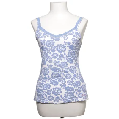 Tank Top (Blue, White) from Geddes and Gillmore Cotton, Elastane