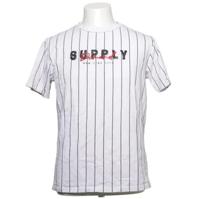 T-shirt (Blanc, Noir) de Supply & Demand Coton, Élasthane