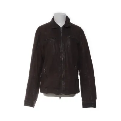 Läderjacka (Brun) från Rock'n Blue Bomull, Skinn