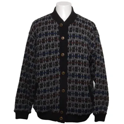 Bomber jacket (Gray, Blue, Black) from Monello Acetate, Polyester, Viscose, Wool