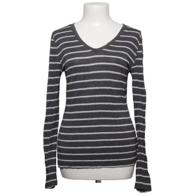 Long sleeve T-shirt (Gray, White) from Zenana Outfitters Elastane, Viscose