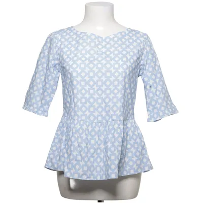 Blouse (Blue, White) from Le Sarte Pettegole Cotton, Elastane