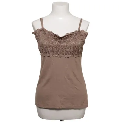 Débardeur (Marron) de Flash Basic Élasthane, Viscose