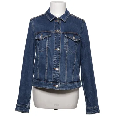 Veste en jean (Bleu) de Mango Denim Coton, Élasthane
