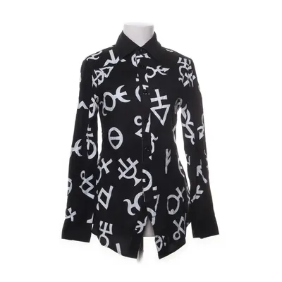 Skjorta (Svart, Vit) från Killstar Bomull, Elastan