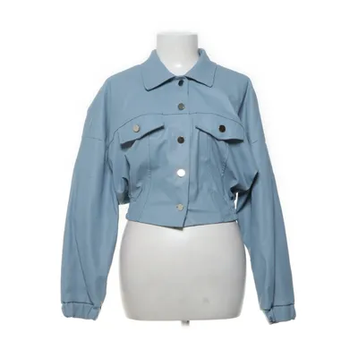 Leren jack (Blauw) van New Collection