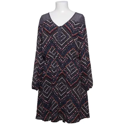Dress (Blue, Multicolored) from Gina Polyester