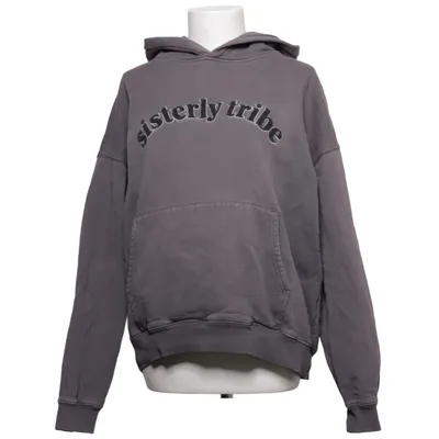 Huvtröja (Grå) från Sisterly Tribe Ekologisk bomull, Återvunnen bomull