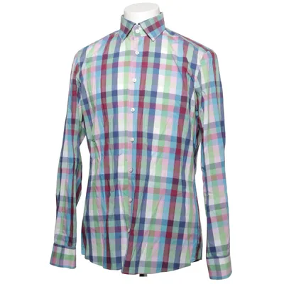Shirt (Blue, Green, Purple, Multicolored) from Olymp Cotton, Elastane