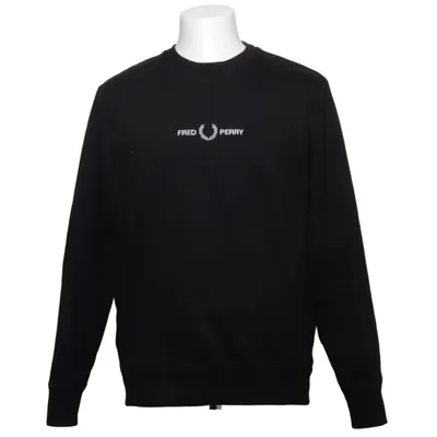 Collegetröja (Svart) från Fred Perry