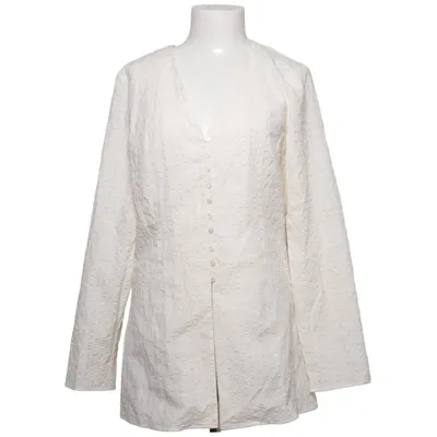 Blouse (White) from Lindex Cotton, Elastane, Polyester