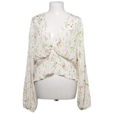 Blouse (Wit, Meerkleurig) van H&M Polyester