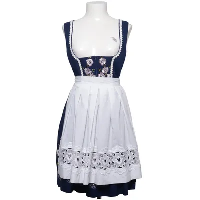 Dirndl (Blue, White, Multicolored) from Rose-Dirndl Cotton