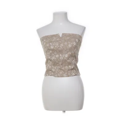 Tube top (Beige) van Urban Behavior Katoen, Elastaan, Polyester
