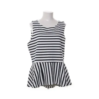 Peplumtopp (Andrea topp) från Honey Bee Blue Bomull, Elastan, Polyester