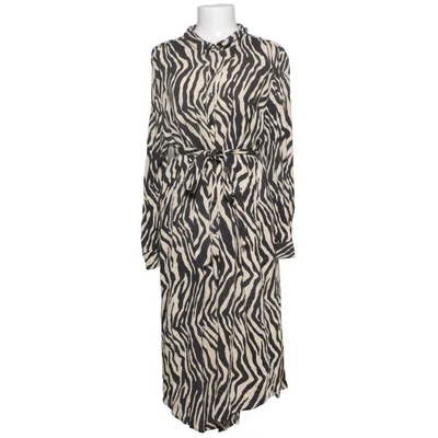 Skjortklänning (Beige, Svart, Flerfärgad) från Indiska Viskos