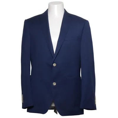 Blazer (Blue) from Linus Polyester, Viscose, Wool