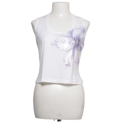 Tanktop  (Hvid, Lilla) fra Gabriele Strehle Jeans Bomuld