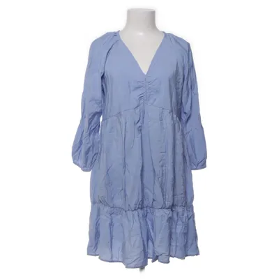 Jurk (Blauw) van Mango Viscose, Polyamide