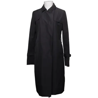 Trenchcoat (Schwarz) von Costume National Baumwolle, Polyester, Seide, Viskose