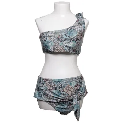 Bikini (Blå, Flerfarvet) fra KappAhl Elastan, Polyester