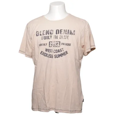 T-shirt (Beige) from Blend Denim Cotton