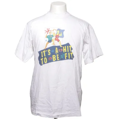 T-shirt (White, Multicolored) from Grizzly Cotton