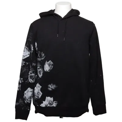 Kapuzenpullover (Schwarz, Mehrfarbig) von H&M Man Baumwolle, Polyester