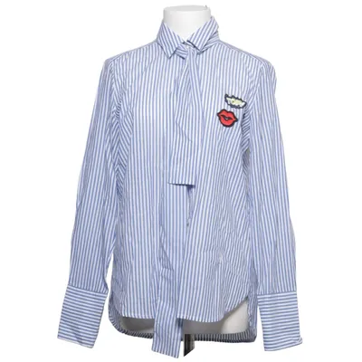 Chemise (Bleu, Blanc) de Emily van den Bergh Coton