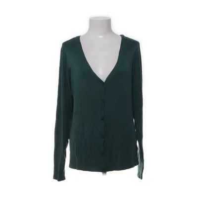 Cardigan (Groen) van Zizzi Viscose, Nylon