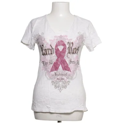T-shirt (Vit, Grå, Flerfärgad) från Hard Rock Cafe Bomull, Polyester