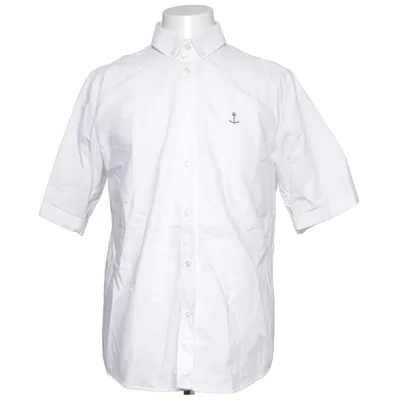 Chemise à manches courtes (Blanc) de The Blue Uniform Coton
