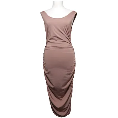 Jurk (Beige) van SBetro Elastaan, Polyester