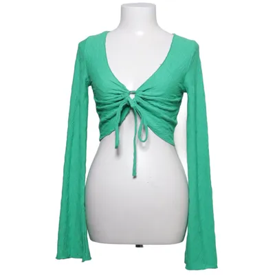 Crop top (Grøn) fra Junkyard Elastan, Polyester, Viscose