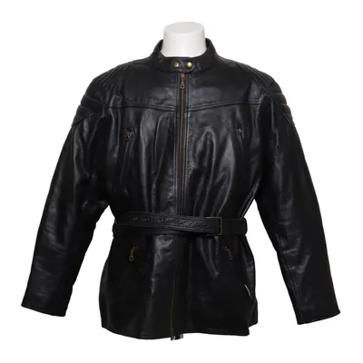 Blouson de moto (Noir) de 4Bikers Cuir, Polyester