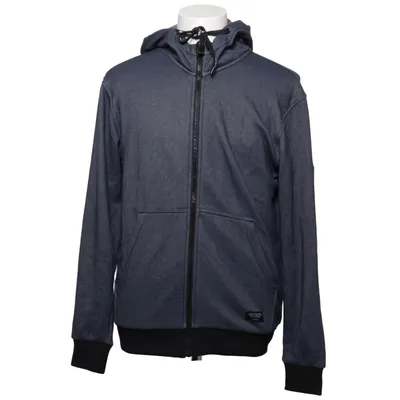 Sweat à capuche (Bleu, Gris) de Indigo Coton, Élasthane, Polyester