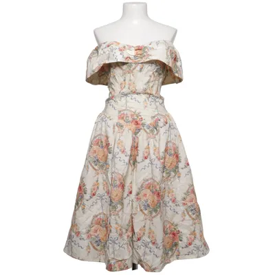 Jurk (Beige, Meerkleurig) van Yessadress Katoen, Polyamide, Polyester