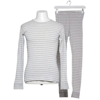 Pyjamas (Grå, Vit) från Polarn O. Pyret Bomull