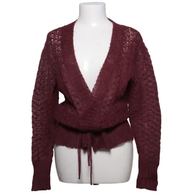 Wrap cardigan (Red) from Zoul Acrylic, Mohair, Polyamide